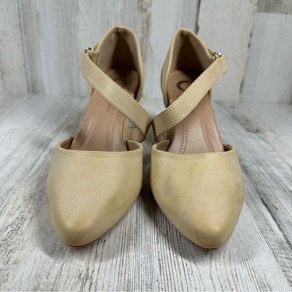 New Journee Collection Tillis D'Orsay Pump in Nude #891 - Picture 3 of 13